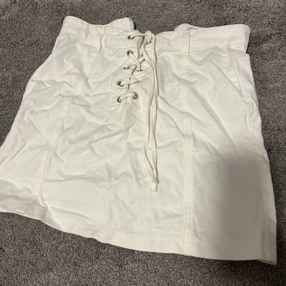 White skirt